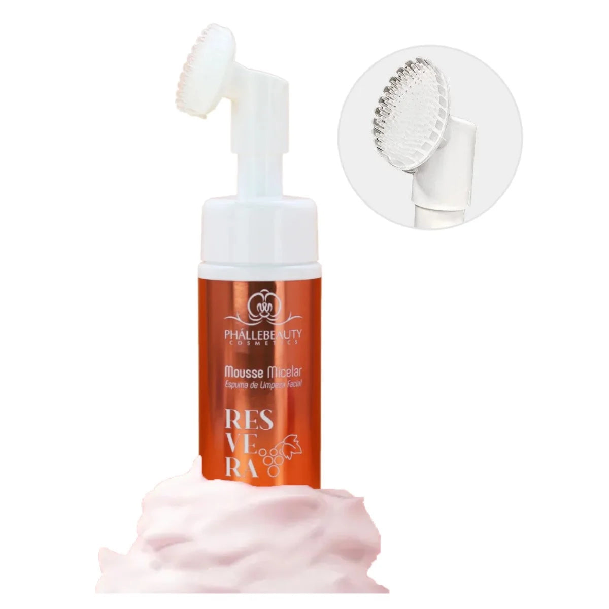 Mousse Facial Phállebeauty Resvera – Limpeza Antioxidante 150ml