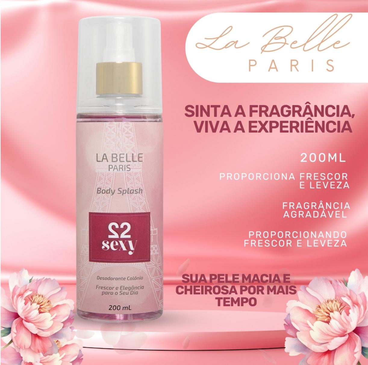 Body Splash La Belle Paris S2 Sexy – Desodorante Colônia 200ml