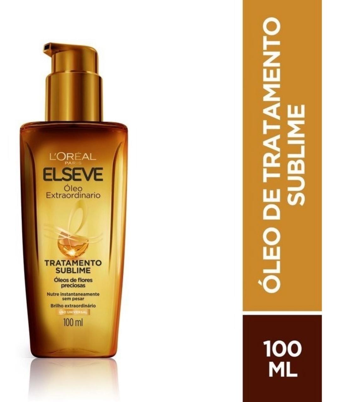 Óleo Capilar L’Oréal Paris Elseve – Óleo Extraordinário Tratamento Sublime 100ml