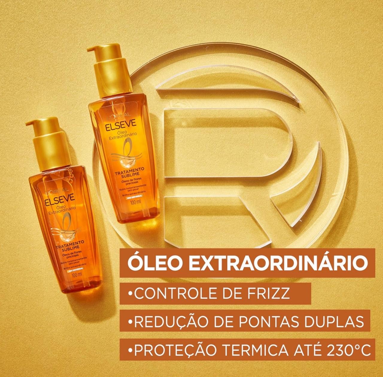 Óleo Capilar L’Oréal Paris Elseve – Óleo Extraordinário Tratamento Sublime 100ml