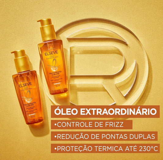 Óleo Capilar L’Oréal Paris Elseve – Óleo Extraordinário Tratamento Sublime 100ml